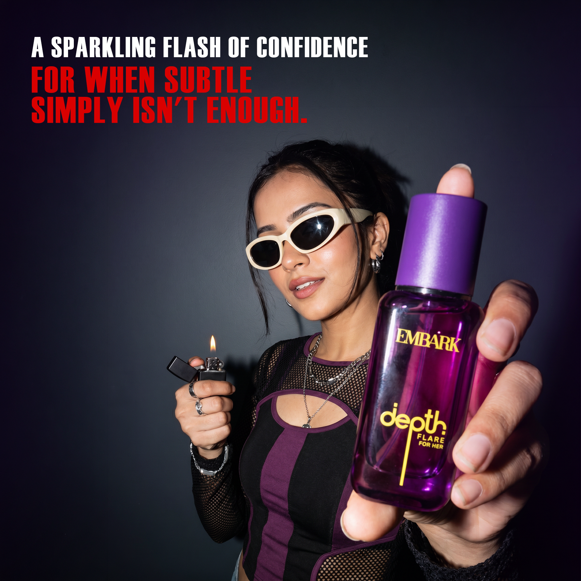 Flare For Her - Eau De Parfum (EDP) Embark Perfumes Best Perfume for men Best Perfume for women Buy Perfume Online Best Perfume for Her Best Perfume for Her Long Lasting Perfumes