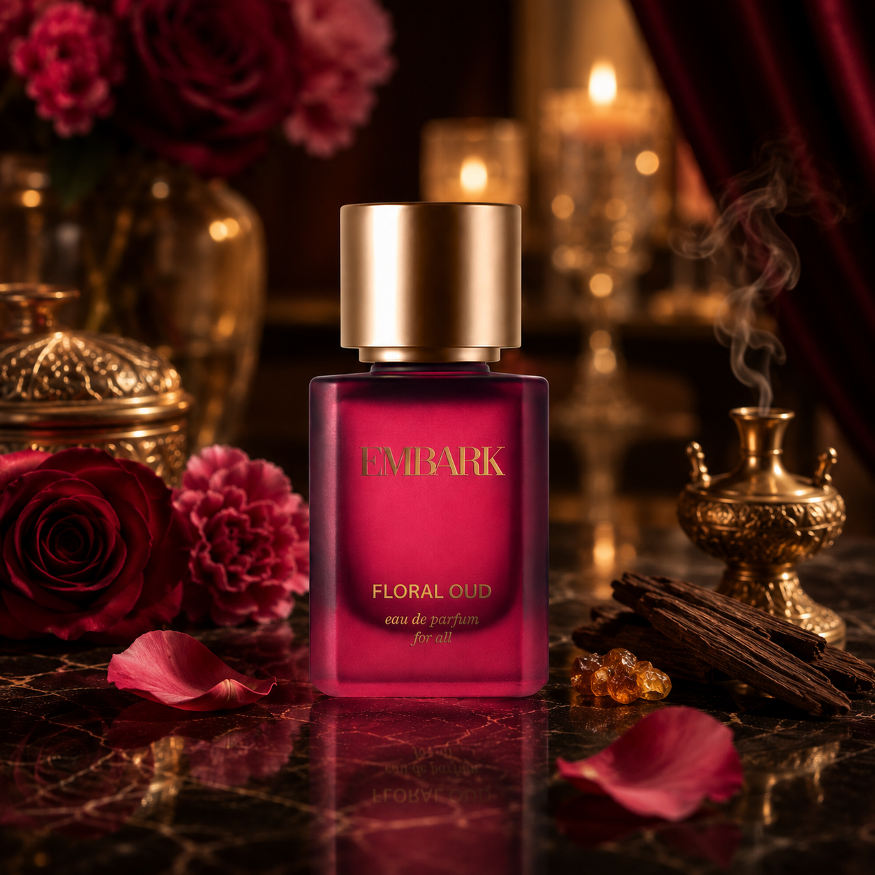 Floral Oud For All - Eau De Parfum (EDP) Embark Perfumes Best Perfume for men Best Perfume for women Buy Perfume Online Best Perfume for Her Best Perfume for Her Long Lasting Perfumes