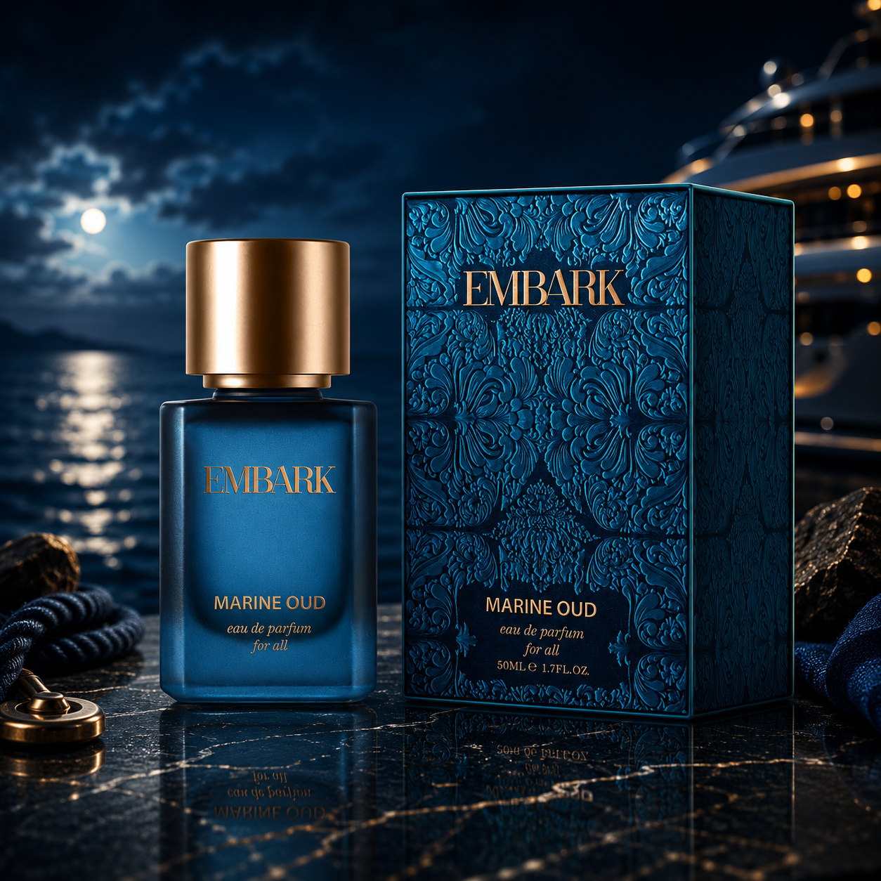 Marine Oud For All - Eau De Parfum (EDP) Embark Perfumes Best Perfume for men Best Perfume for women Buy Perfume Online Best Perfume for Her Best Perfume for Her Long Lasting Perfumes
