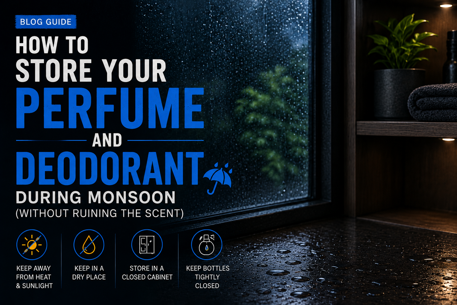 How to Store Your Perfume and Deodorant During Monsoon (Without Ruining the Scent)