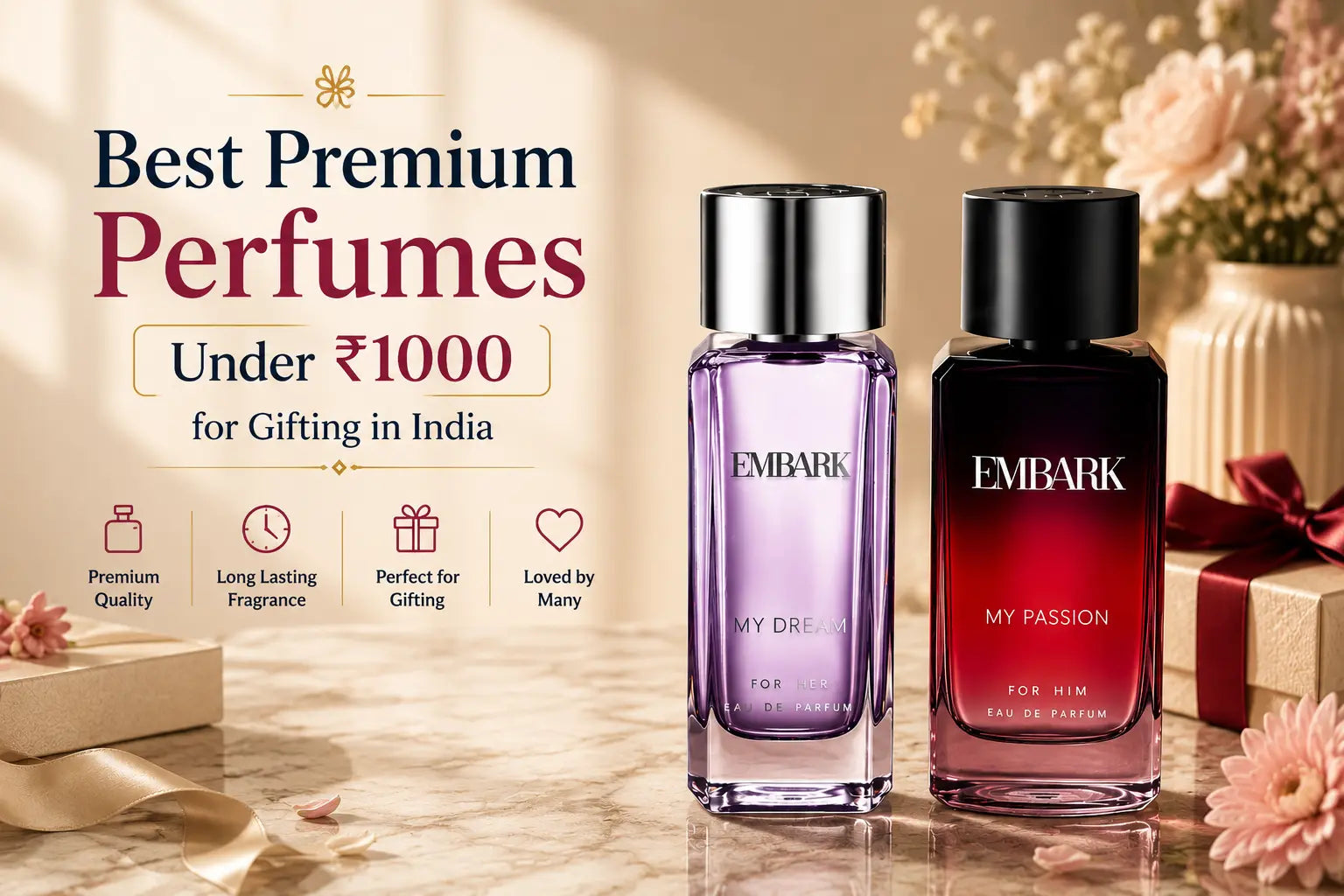 Best Premium Perfumes Under ₹1000 for Gifting in India
