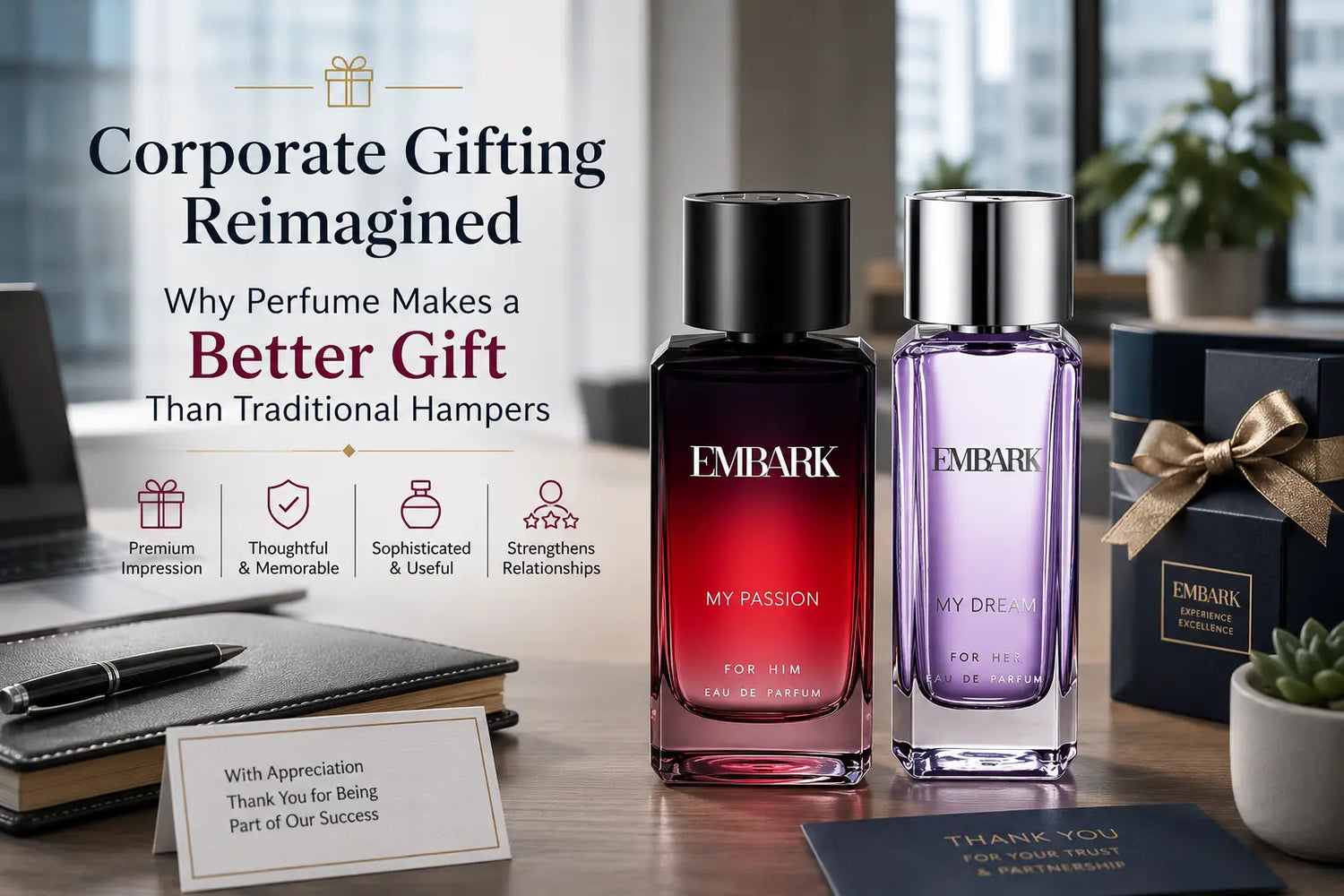 Corporate Gifting Reimagined: Why Perfume Makes a Better Gift Than Traditional Hampers