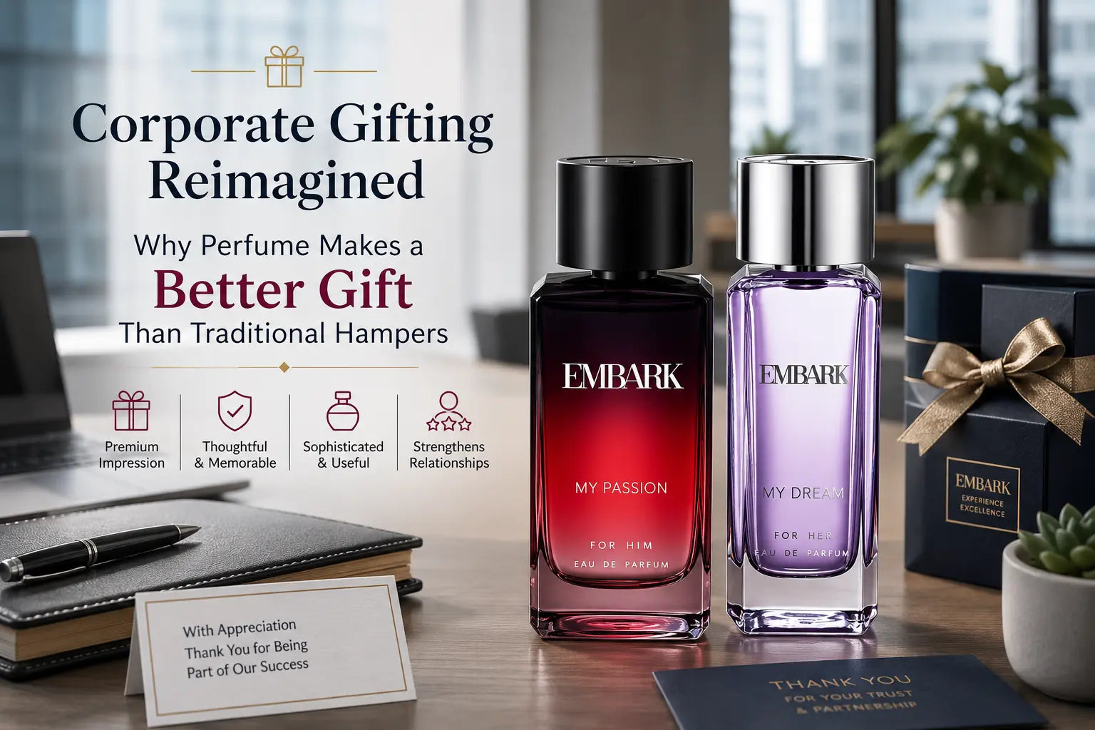 Corporate Gifting Reimagined: Why Perfume Makes a Better Gift Than Traditional Hampers