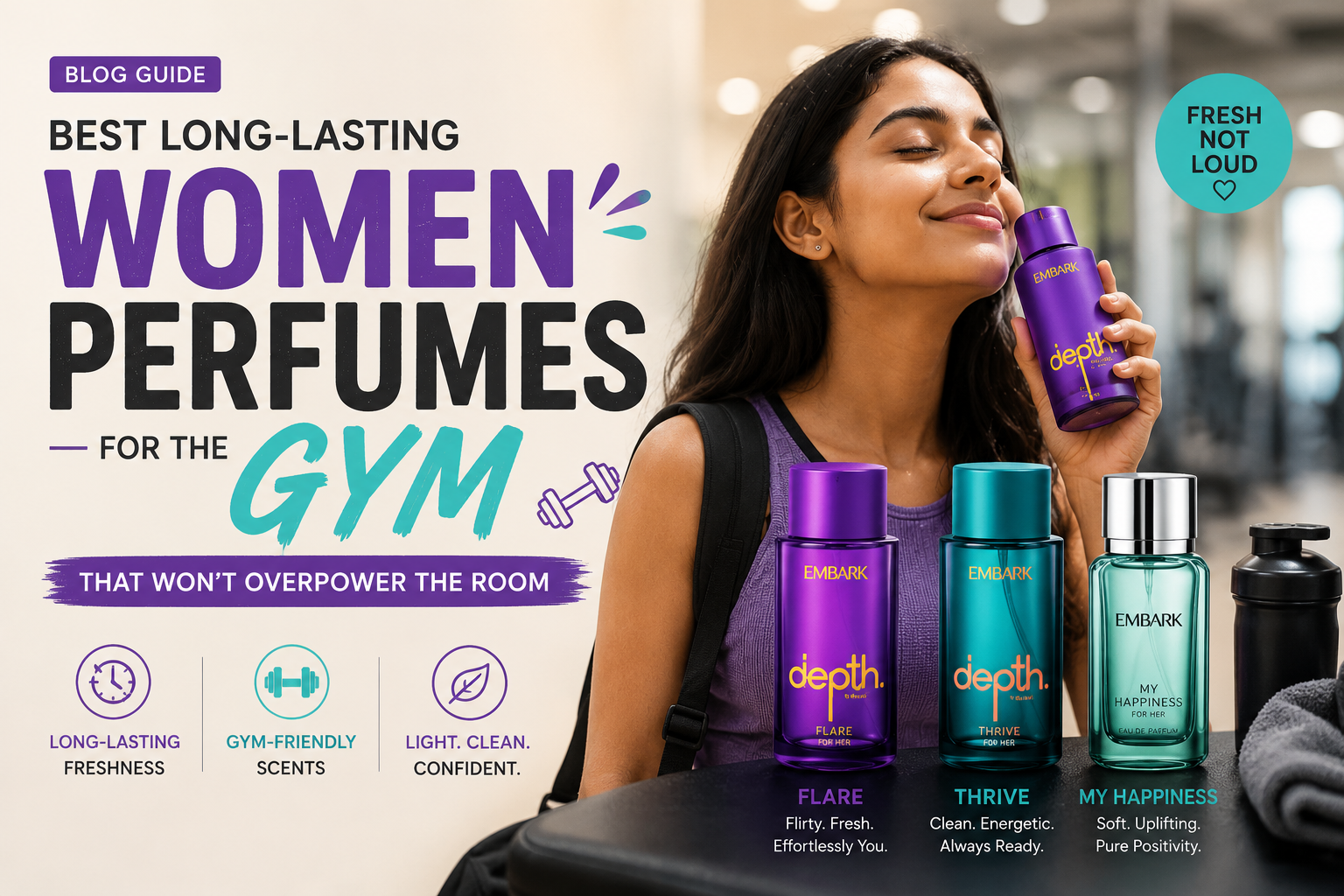 Long-Lasting Women Perfumes for the Gym