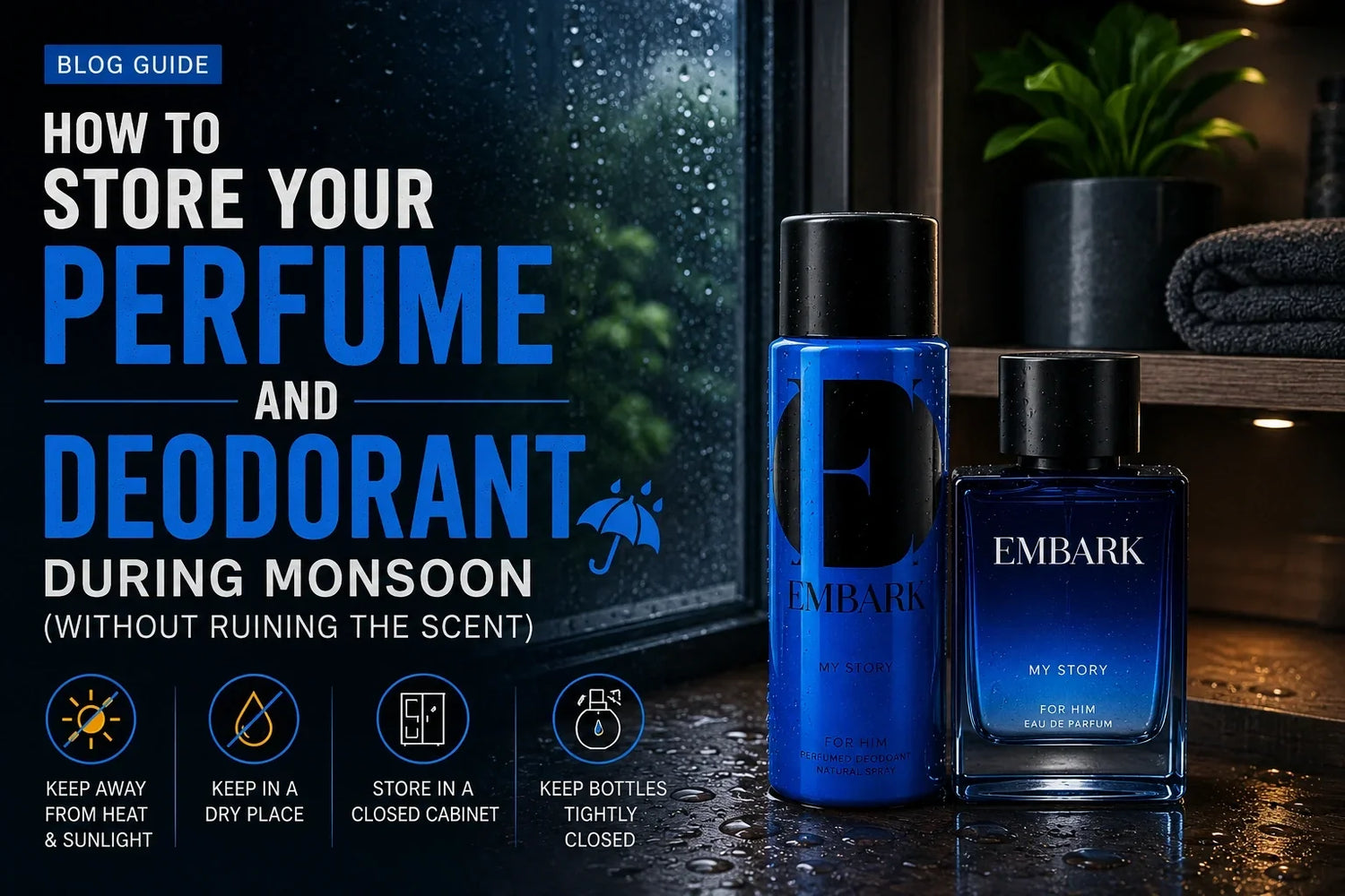 How to Store Your Perfume and Deodorant During Monsoon (Without Ruining the Scent)