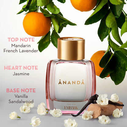Ananda For Her - Eau De Parfum (EDP) Embark Perfumes Best Perfume for men Best Perfume for women Buy Perfume Online Best Perfume for Her Best Perfume for Her Long Lasting Perfumes