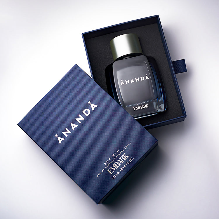 Ananda For Him - Eau De Parfum (EDP) Embark Perfumes Best Perfume for men Best Perfume for women Buy Perfume Online Best Perfume for Her Best Perfume for Her Long Lasting Perfumes