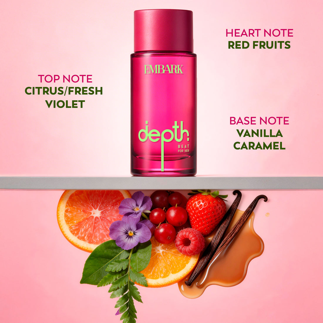Beat For Her - Eau De Parfum (EDP) Embark Perfumes Best Perfume for men Best Perfume for women Buy Perfume Online Best Perfume for Her Best Perfume for Her Long Lasting Perfumes