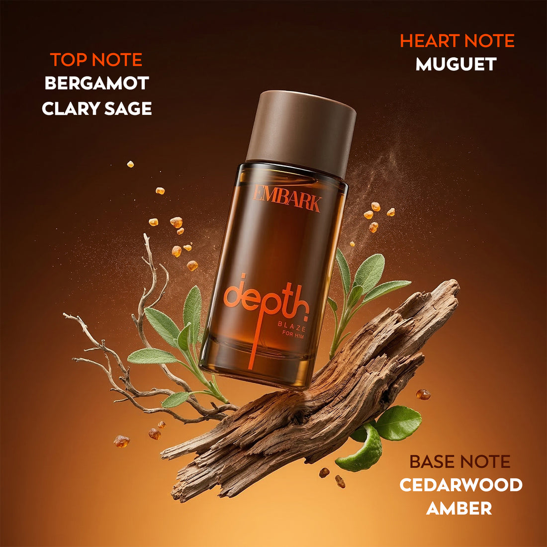 Blaze For Him - Eau De Parfum (EDP) Embark Perfumes Best Perfume for men Best Perfume for women Buy Perfume Online Best Perfume for Her Best Perfume for Her Long Lasting Perfumes