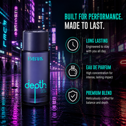 Fuel For Him - Eau De Parfum (EDP) Embark Perfumes Best Perfume for men Best Perfume for women Buy Perfume Online Best Perfume for Her Best Perfume for Her Long Lasting Perfumes