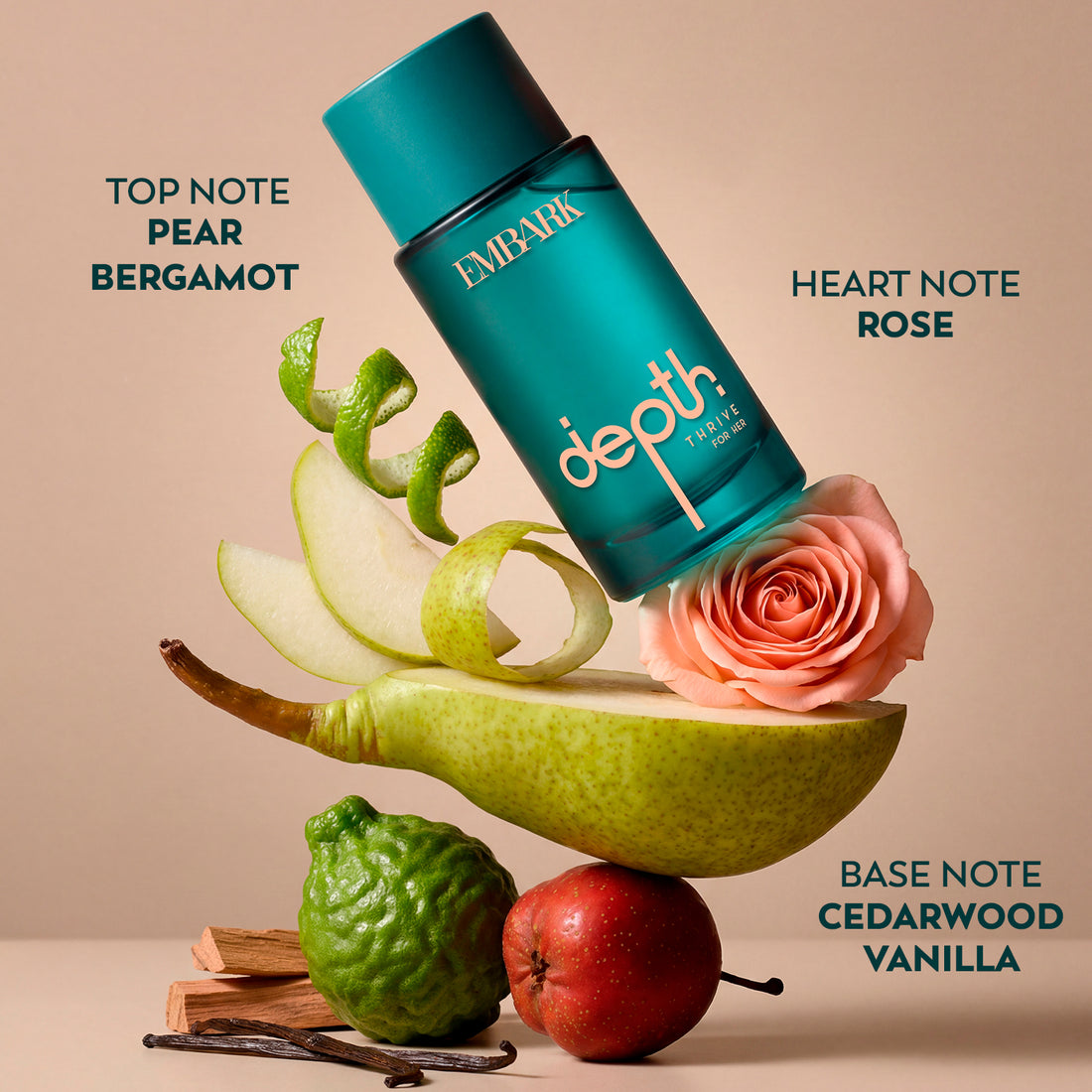 Thrive For Her - Eau De Parfum (EDP) Embark Perfumes Best Perfume for men Best Perfume for women Buy Perfume Online Best Perfume for Her Best Perfume for Her Long Lasting Perfumes