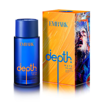 Wave For Him - Eau De Parfum (EDP) Embark Perfumes Best Perfume for men Best Perfume for women Buy Perfume Online Best Perfume for Her Best Perfume for Her Long Lasting Perfumes