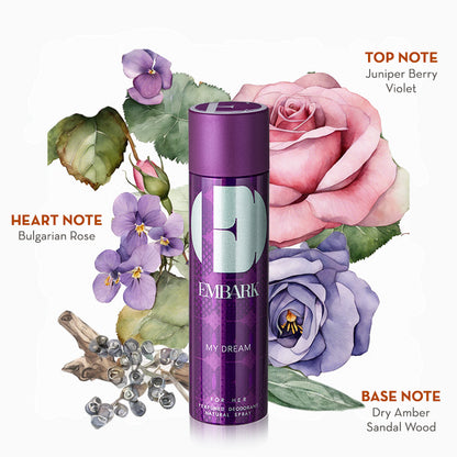 EMBARK My Dream For Her - Perfumed Deodorant 150 ml Embark Perfumes fragrances oud