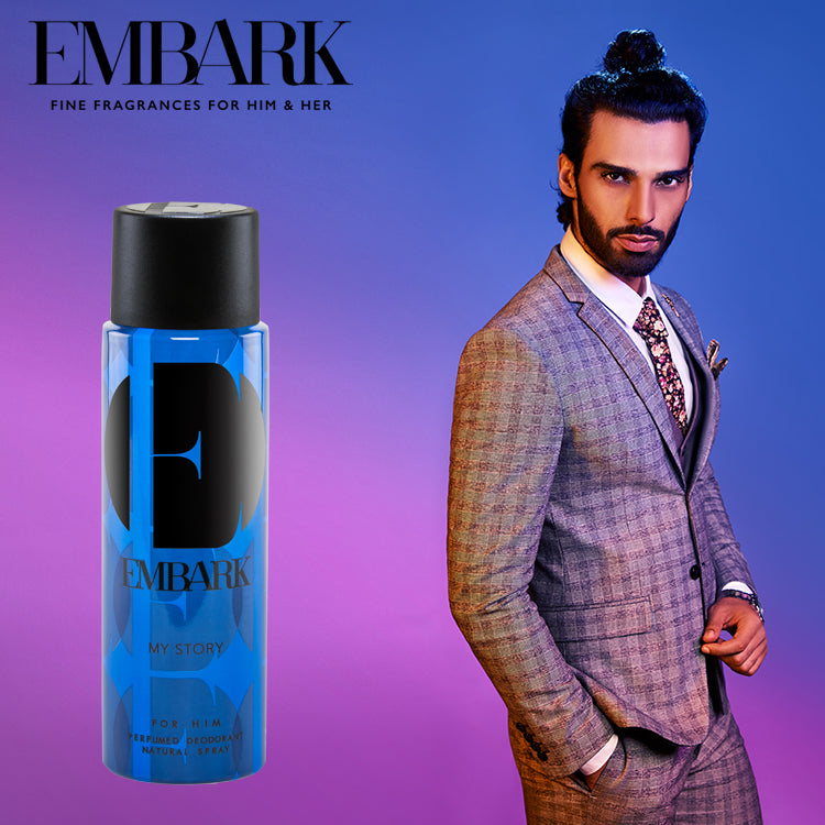EMBARK My Story For Him - Perfumed Deodorant 150 ml Embark Perfumes fragrances oud