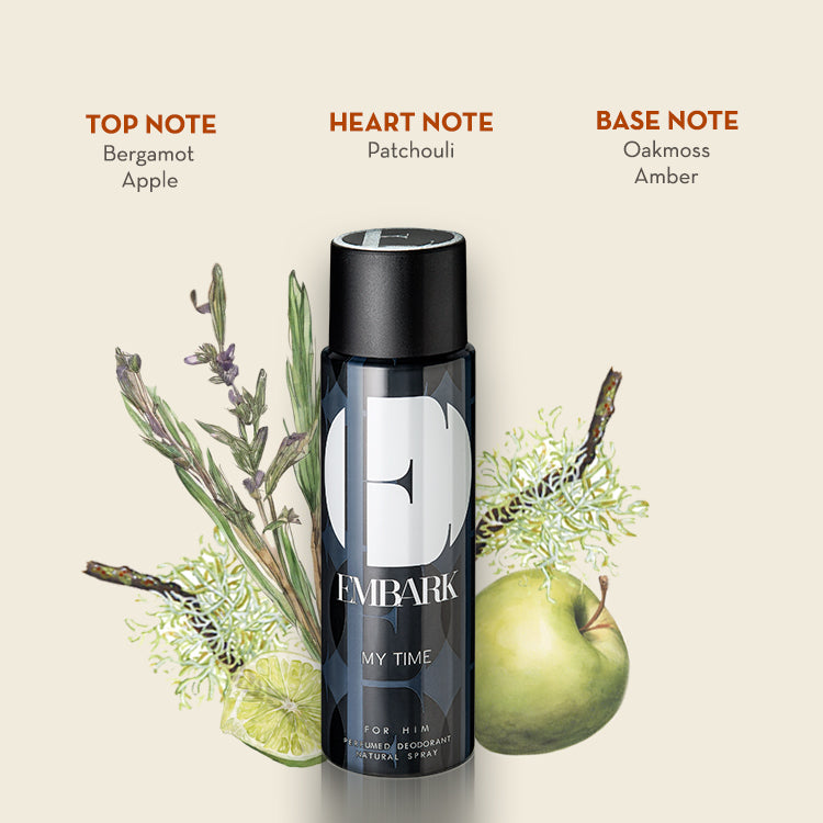 EMBARK My Time For Him - Perfumed Deodorant 150 ml Embark Perfumes fragrances oud
