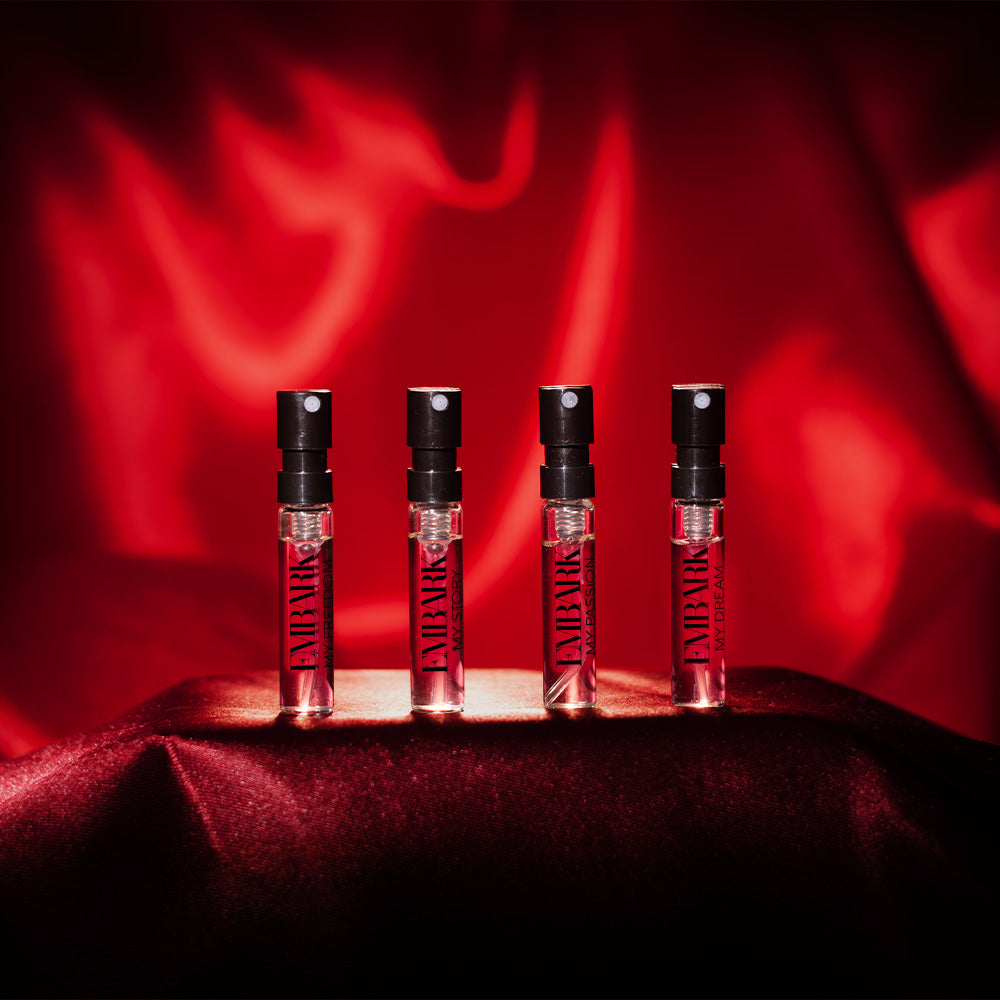 Discovery Set For Her - Eau De Parfum (EDP) - 4 x 2 ml Embark Perfumes Best Perfume for men Best Perfume for women Buy Perfume Online Best Perfume for Her Best Perfume for Her Long Lasting Perfumes