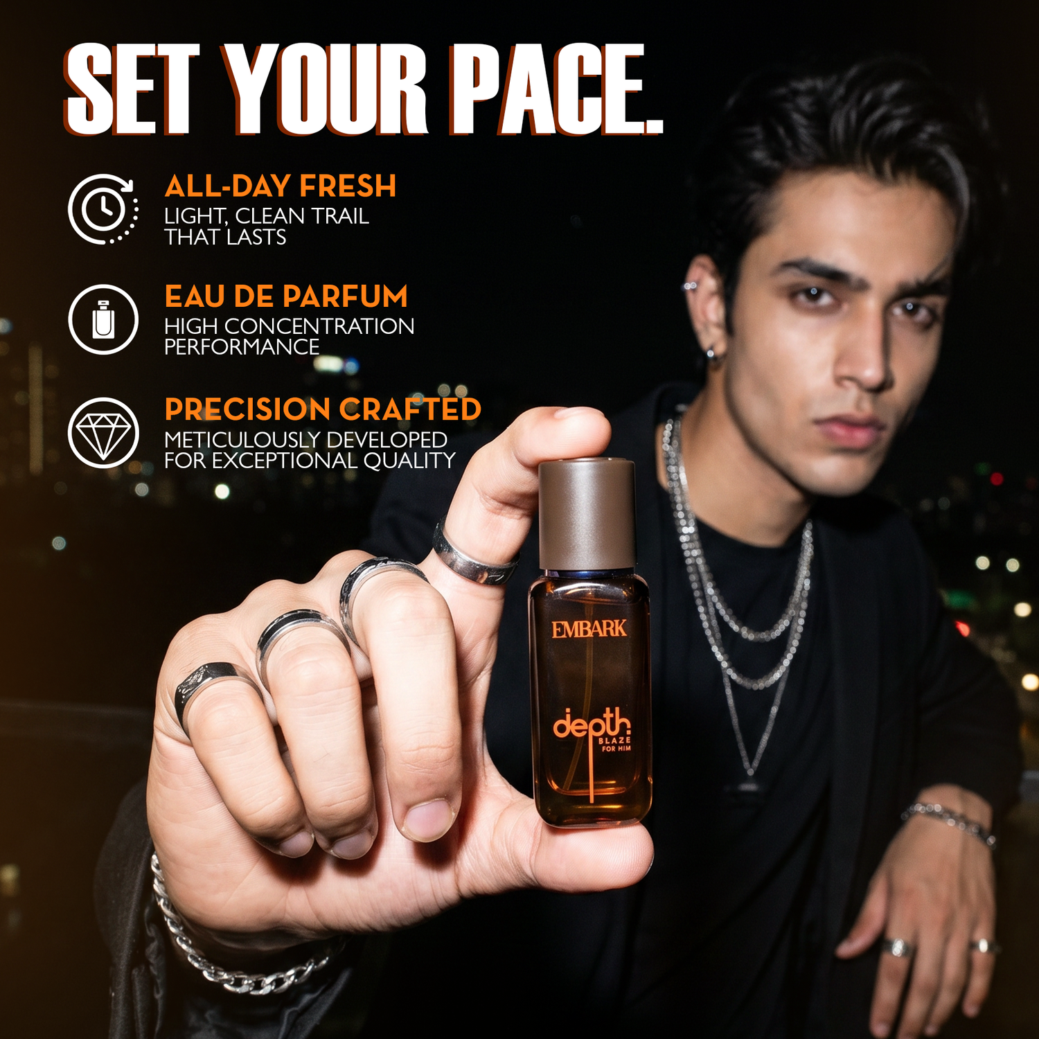 Blaze For Him - Eau De Parfum (EDP) Embark Perfumes Best Perfume for men Best Perfume for women Buy Perfume Online Best Perfume for Her Best Perfume for Her Long Lasting Perfumes