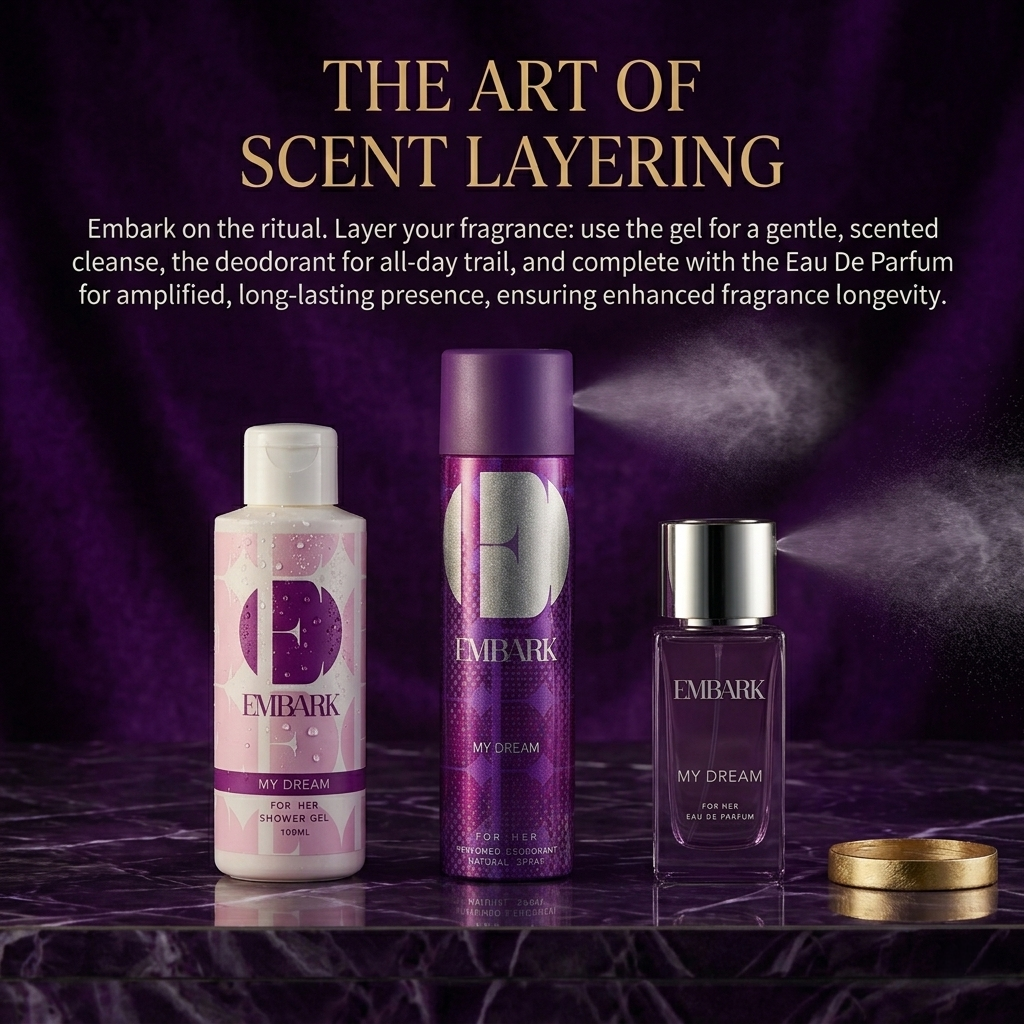 3-Piece Giftset - My Dream For Her Embark Perfumes Best Perfume for men Best Perfume for women Buy Perfume Online Best Perfume for Her Best Perfume for Her Long Lasting Perfumes