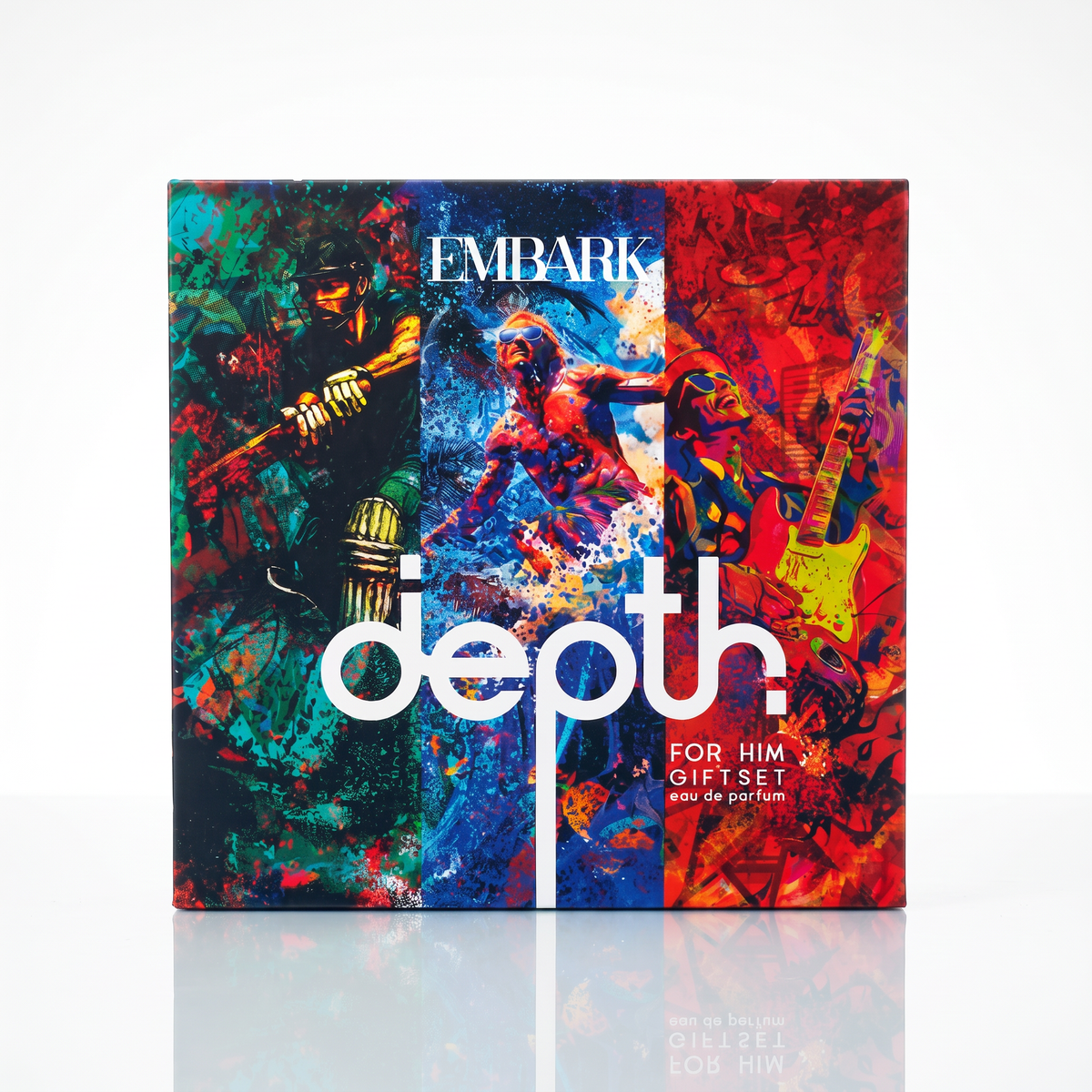DEPTH For Him Gift Set – Blaze, Wave &amp; Fuel Eau de Parfum Embark Perfumes Best Perfume for men Best Perfume for women Buy Perfume Online Best Perfume for Her Best Perfume for Her Long Lasting Perfumes