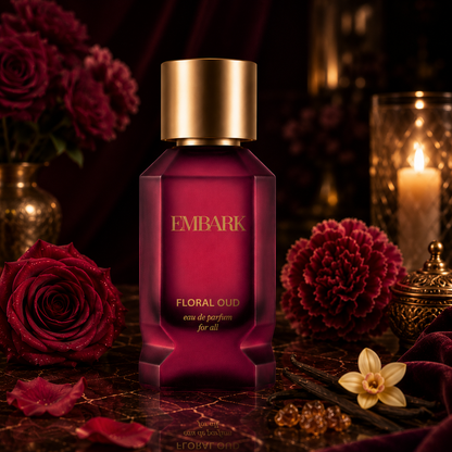 Floral Oud For All - Eau De Parfum (EDP) Embark Perfumes Best Perfume for men Best Perfume for women Buy Perfume Online Best Perfume for Her Best Perfume for Her Long Lasting Perfumes