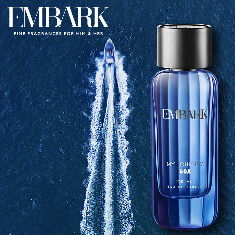 Journey Goa For All - Eau De Parfum (EDP) Embark Perfumes Best Perfume for men Best Perfume for women Buy Perfume Online Best Perfume for Her Best Perfume for Her Long Lasting Perfumes