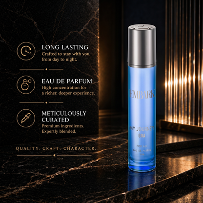 Journey Goa For All - Eau De Parfum (EDP) Embark Perfumes Best Perfume for men Best Perfume for women Buy Perfume Online Best Perfume for Her Best Perfume for Her Long Lasting Perfumes