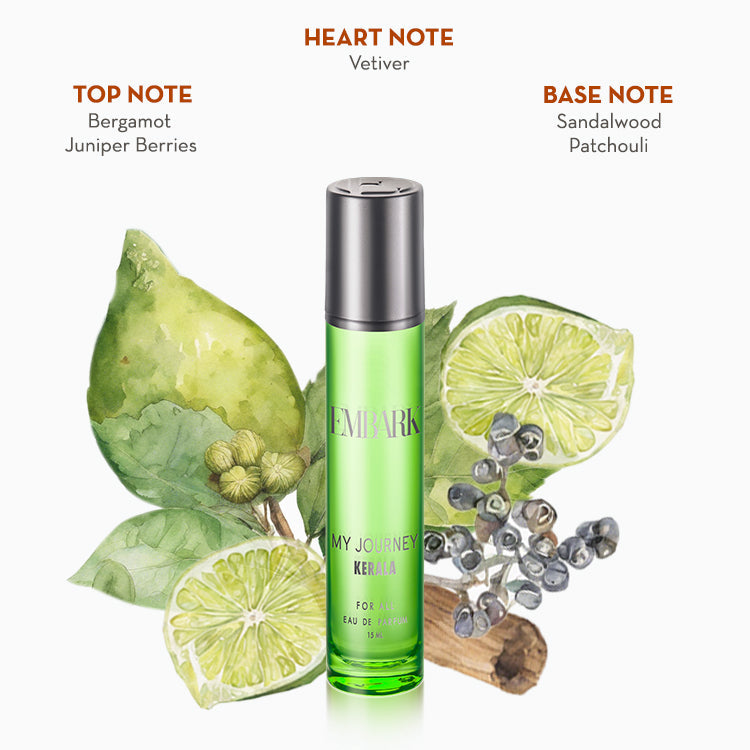 Journey Kerala For All - Eau De Parfum (EDP) Embark Perfumes Best Perfume for men Best Perfume for women Buy Perfume Online Best Perfume for Her Best Perfume for Her Long Lasting Perfumes