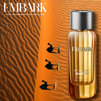 Journey Rajasthan For All - Eau De Parfum (EDP) Embark Perfumes Best Perfume for men Best Perfume for women Buy Perfume Online Best Perfume for Her Best Perfume for Her Long Lasting Perfumes