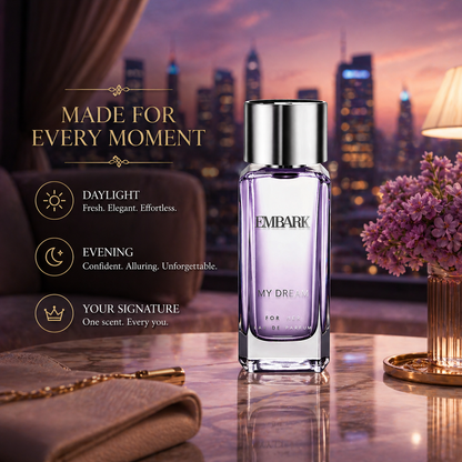 My Dream For Her - Eau De Parfum (EDP) Embark Perfumes Best Perfume for men Best Perfume for women Buy Perfume Online Best Perfume for Her Best Perfume for Her Long Lasting Perfumes