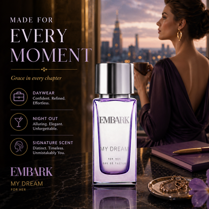 My Dream For Her - Eau De Parfum (EDP) Embark Perfumes Best Perfume for men Best Perfume for women Buy Perfume Online Best Perfume for Her Best Perfume for Her Long Lasting Perfumes