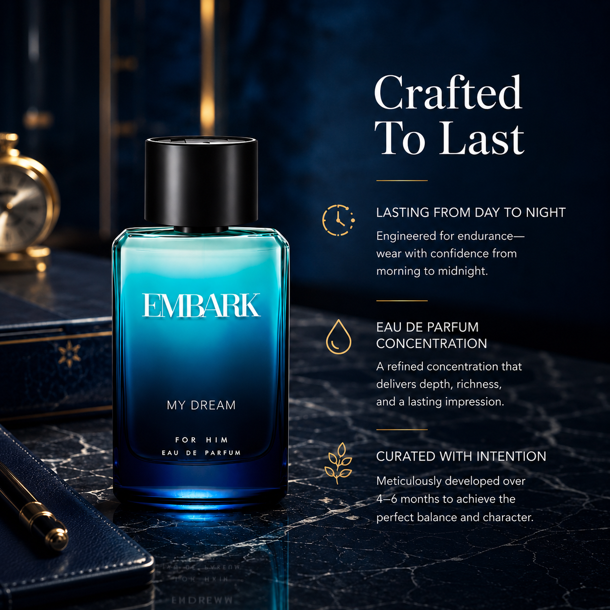 My Dream For Him - Eau De Parfum (EDP) Embark Perfumes Best Perfume for men Best Perfume for women Buy Perfume Online Best Perfume for Her Best Perfume for Her Long Lasting Perfumes