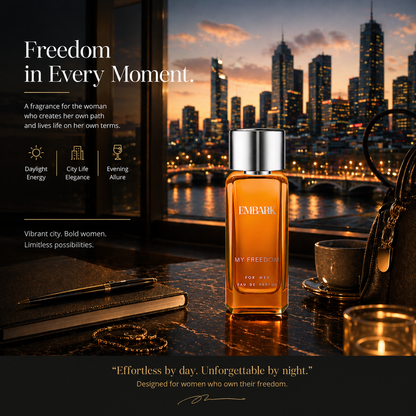 My Freedom For Her - Eau De Parfum (EDP) Embark Perfumes Best Perfume for men Best Perfume for women Buy Perfume Online Best Perfume for Her Best Perfume for Her Long Lasting Perfumes