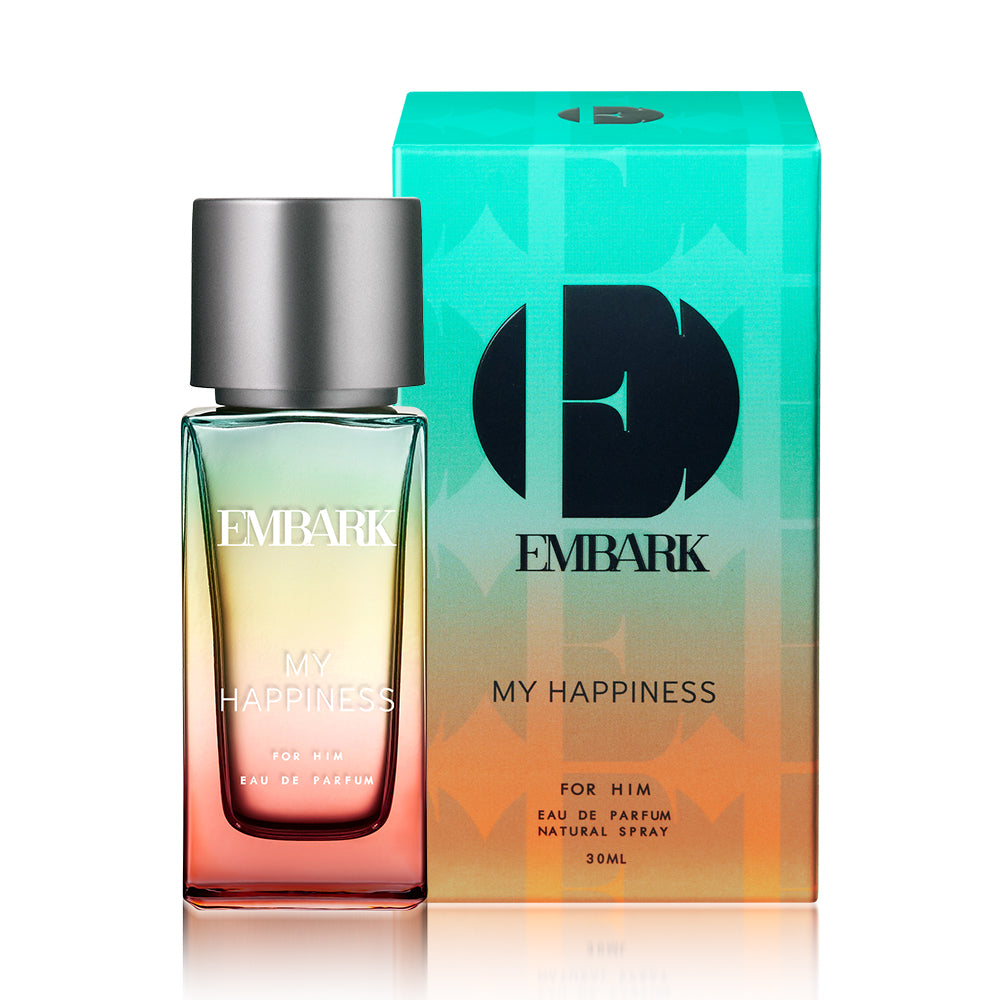 My Happiness For Him - Eau De Parfum (EDP) Embark Perfumes Best Perfume for men Best Perfume for women Buy Perfume Online Best Perfume for Her Best Perfume for Her Long Lasting Perfumes
