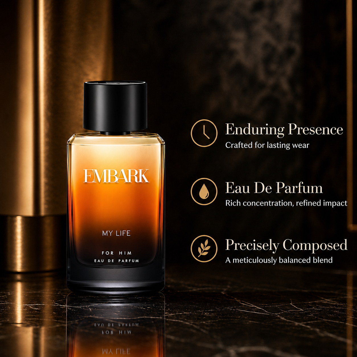 My Life For Him - Eau De Parfum (EDP) Embark Perfumes Best Perfume for men Best Perfume for women Buy Perfume Online Best Perfume for Her Best Perfume for Her Long Lasting Perfumes