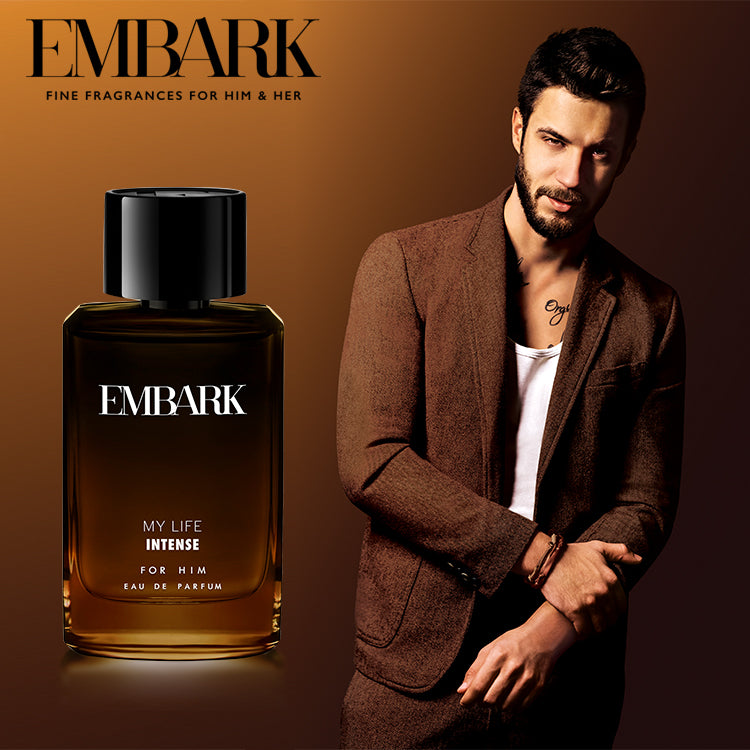 My Life Intense For Him - Eau De Parfum (EDP) Embark Perfumes Best Perfume for men Best Perfume for women Buy Perfume Online Best Perfume for Her Best Perfume for Her Long Lasting Perfumes