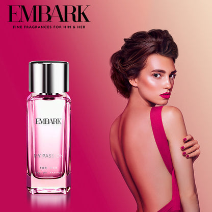 My Passion For Her - Eau De Parfum (EDP) Embark Perfumes Best Perfume for men Best Perfume for women Buy Perfume Online Best Perfume for Her Best Perfume for Her Long Lasting Perfumes