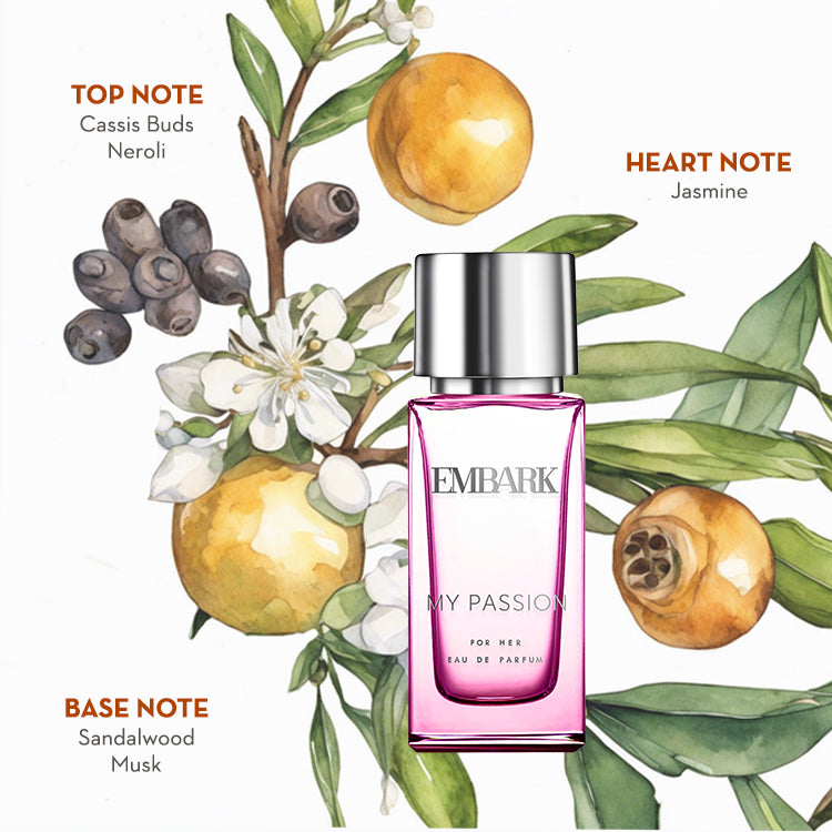 My Passion For Her - Eau De Parfum (EDP) Embark Perfumes Best Perfume for men Best Perfume for women Buy Perfume Online Best Perfume for Her Best Perfume for Her Long Lasting Perfumes