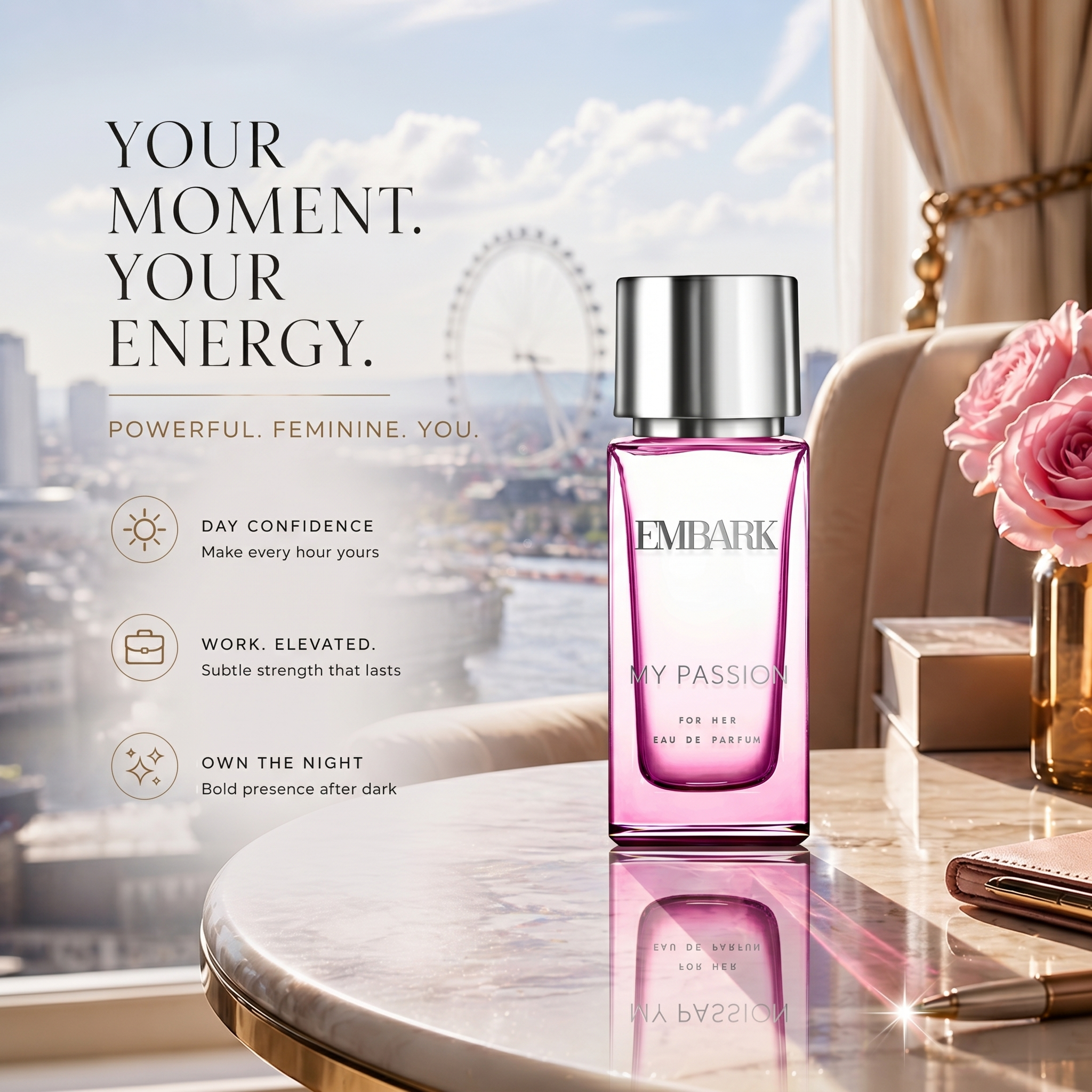 My Passion For Her - Eau De Parfum (EDP) Embark Perfumes Best Perfume for men Best Perfume for women Buy Perfume Online Best Perfume for Her Best Perfume for Her Long Lasting Perfumes