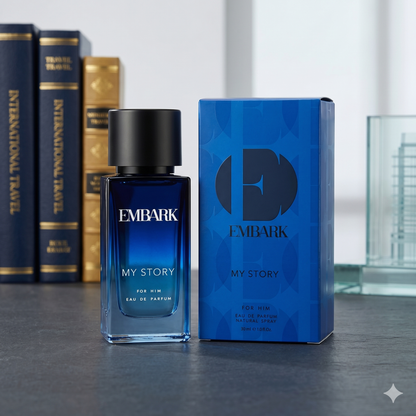 My Story For Him - Eau De Parfum (EDP) Embark Perfumes Best Perfume for men Best Perfume for women Buy Perfume Online Best Perfume for Her Best Perfume for Her Long Lasting Perfumes