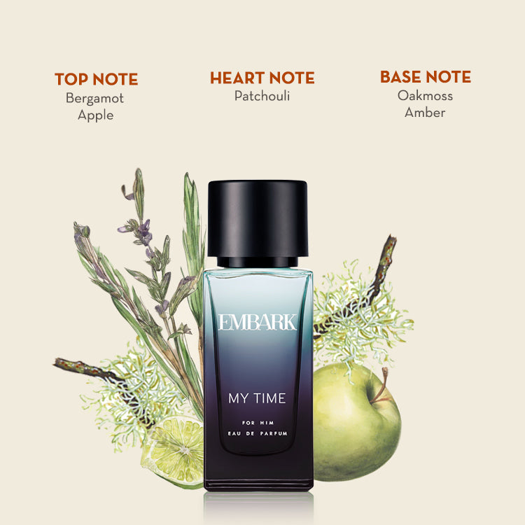 My Time For Him - Eau De Parfum (EDP) Embark Perfumes Best Perfume for men Best Perfume for women Buy Perfume Online Best Perfume for Her Best Perfume for Her Long Lasting Perfumes