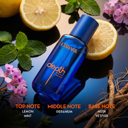 Wave For Him - Eau De Parfum (EDP) Embark Perfumes Best Perfume for men Best Perfume for women Buy Perfume Online Best Perfume for Her Best Perfume for Her Long Lasting Perfumes